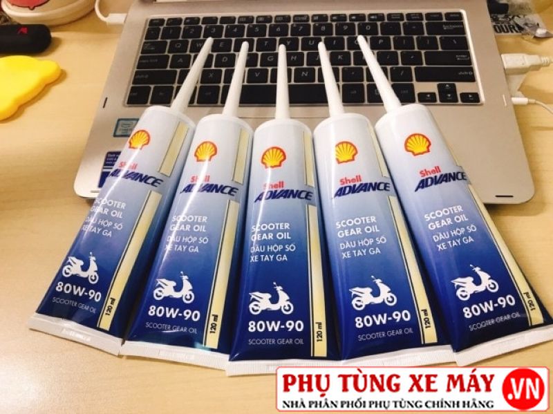 Nhớt hộp số shell advance scooter gear oil - 2