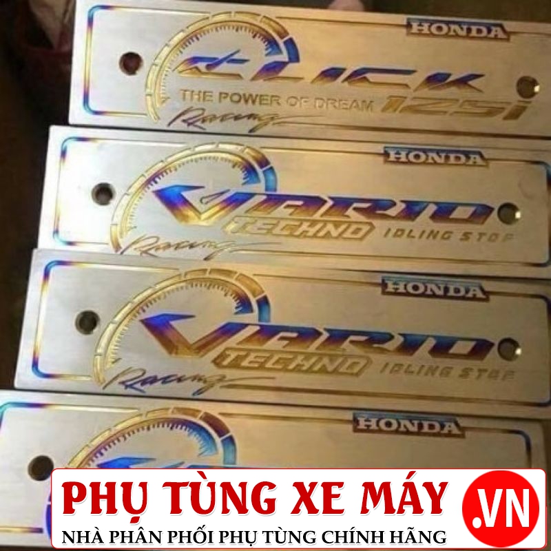 Bảng tên xe Titan loại dày cao cấp cho Vario, Click, Satria, Sonic 6 Bảng tên xe Titan loại dày cao cấp cho Vario, Click, Satria, Sonic