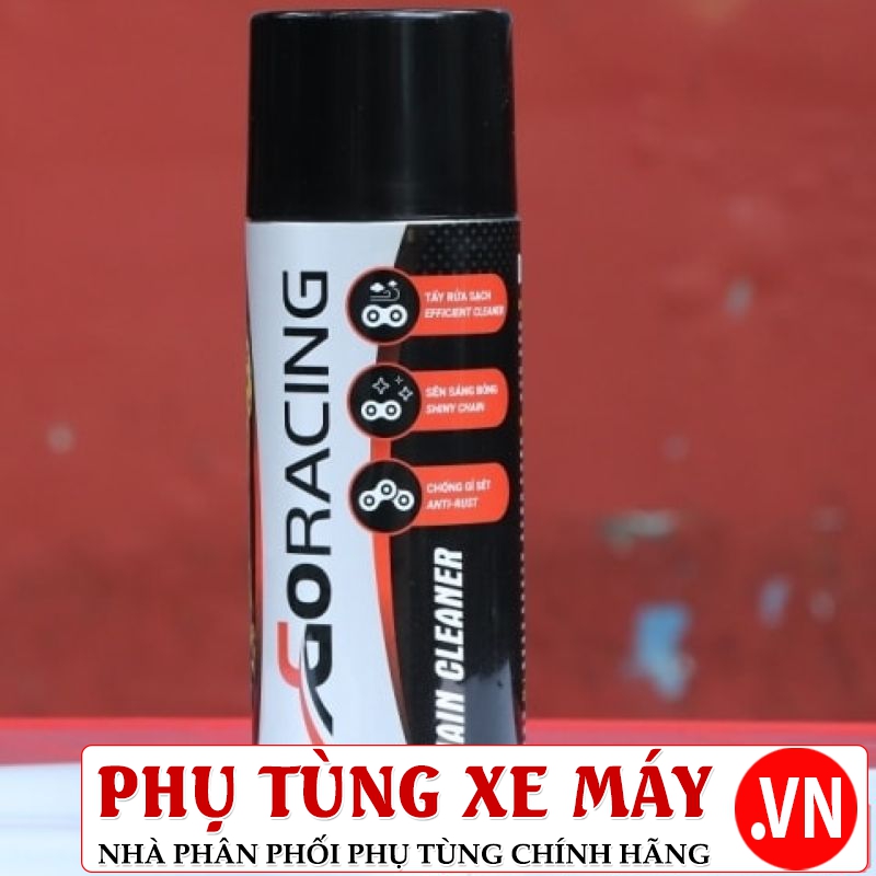 Chai xịt vệ sinh sên GoRacing 1 Chai xịt vệ sinh sên GoRacing
