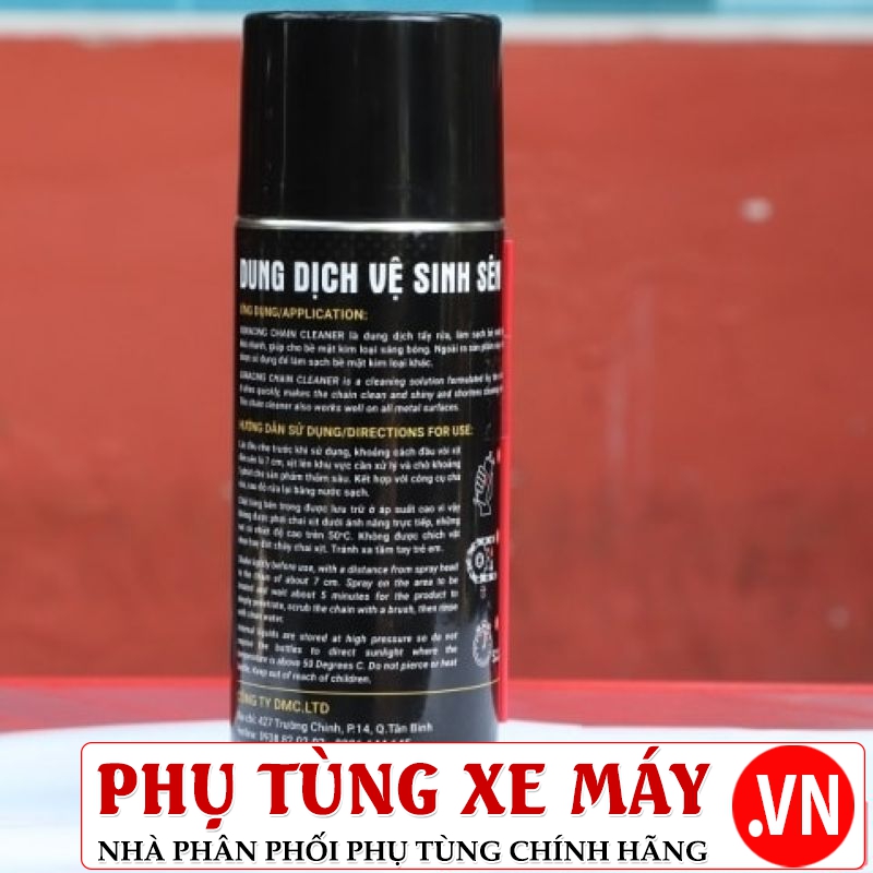 Chai xịt vệ sinh sên GoRacing 3 Chai xịt vệ sinh sên GoRacing