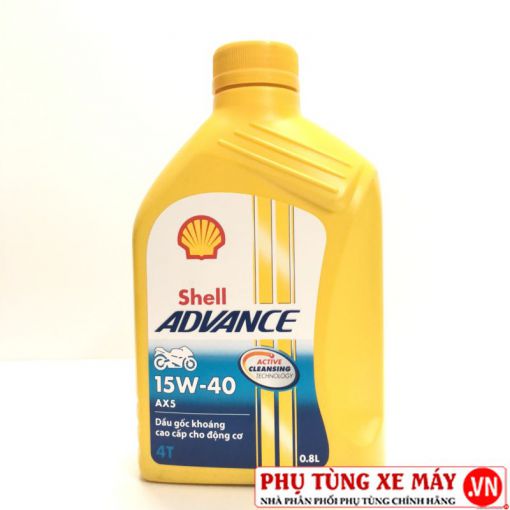 Shell Advance AX5 15W40 0.8L