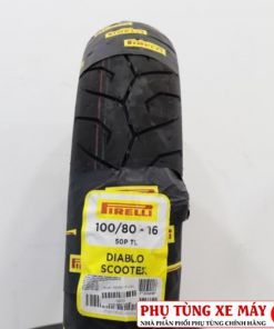 Vỏ Pirelli 100/80-16 Diablo Scooter