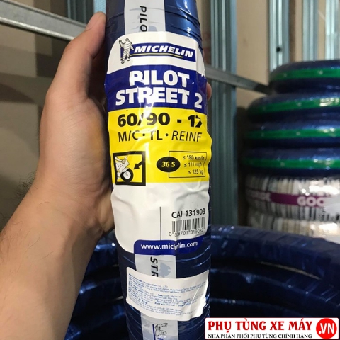 Vỏ Michelin 60/90-17 Pilot Street 2 1 Vỏ Michelin 60/90-17 Pilot Street 2